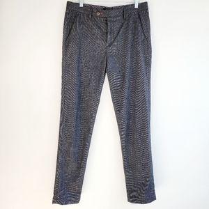 Ted Baker Flat Front Gray Fleck SZ 32R